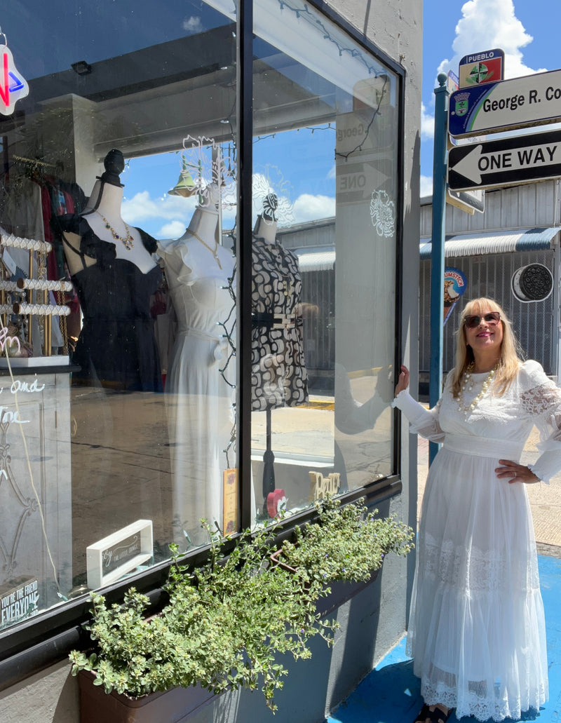 White Lace Maxi dress - Bella Boutique & Bellasbylola.com