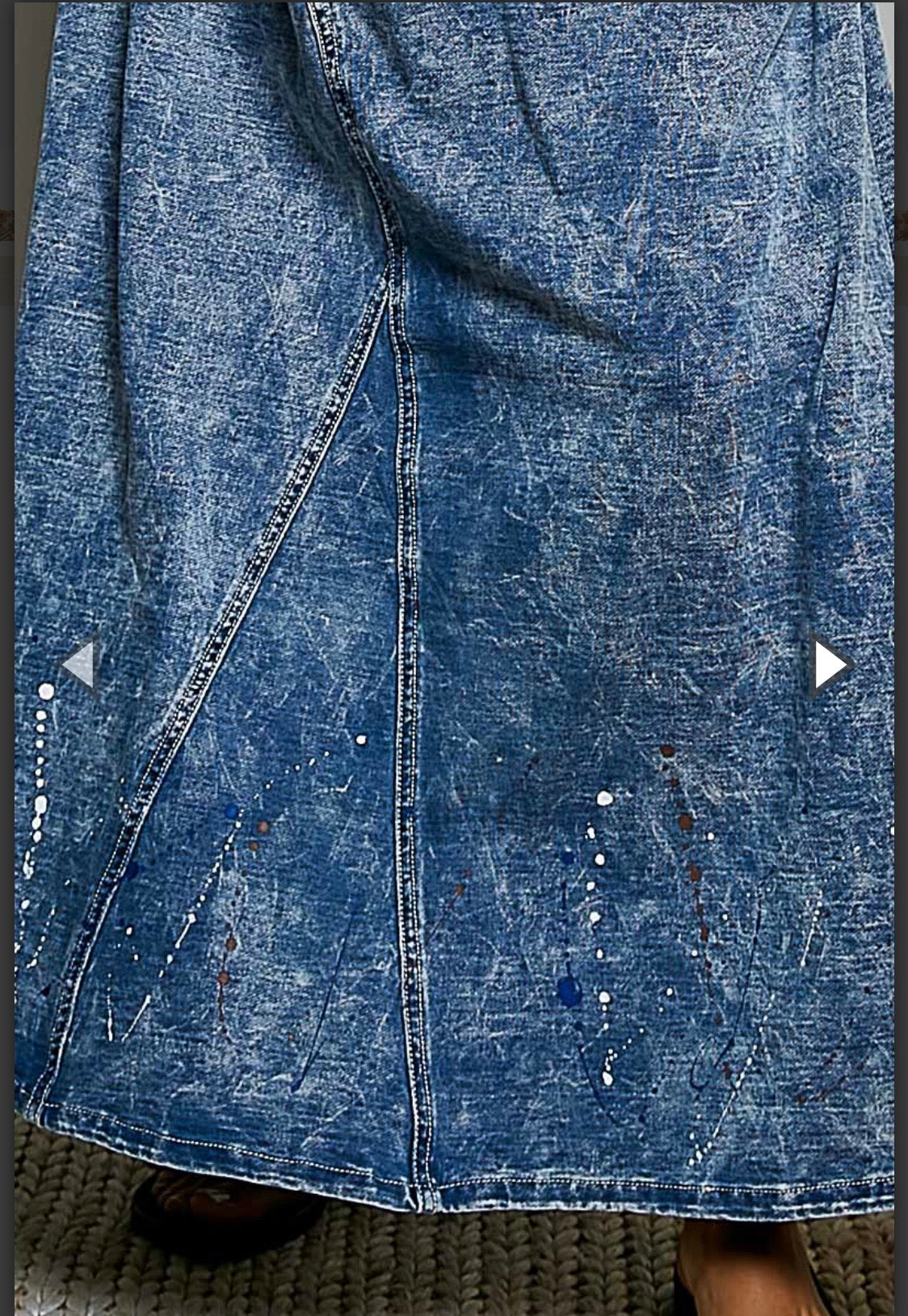 Premium Women’s Boho Chic Denim Maxi Pinafore Dress – Vintage Blue Jean Overall Dress - Arriving 10/20/26- IVU INCLUIDO