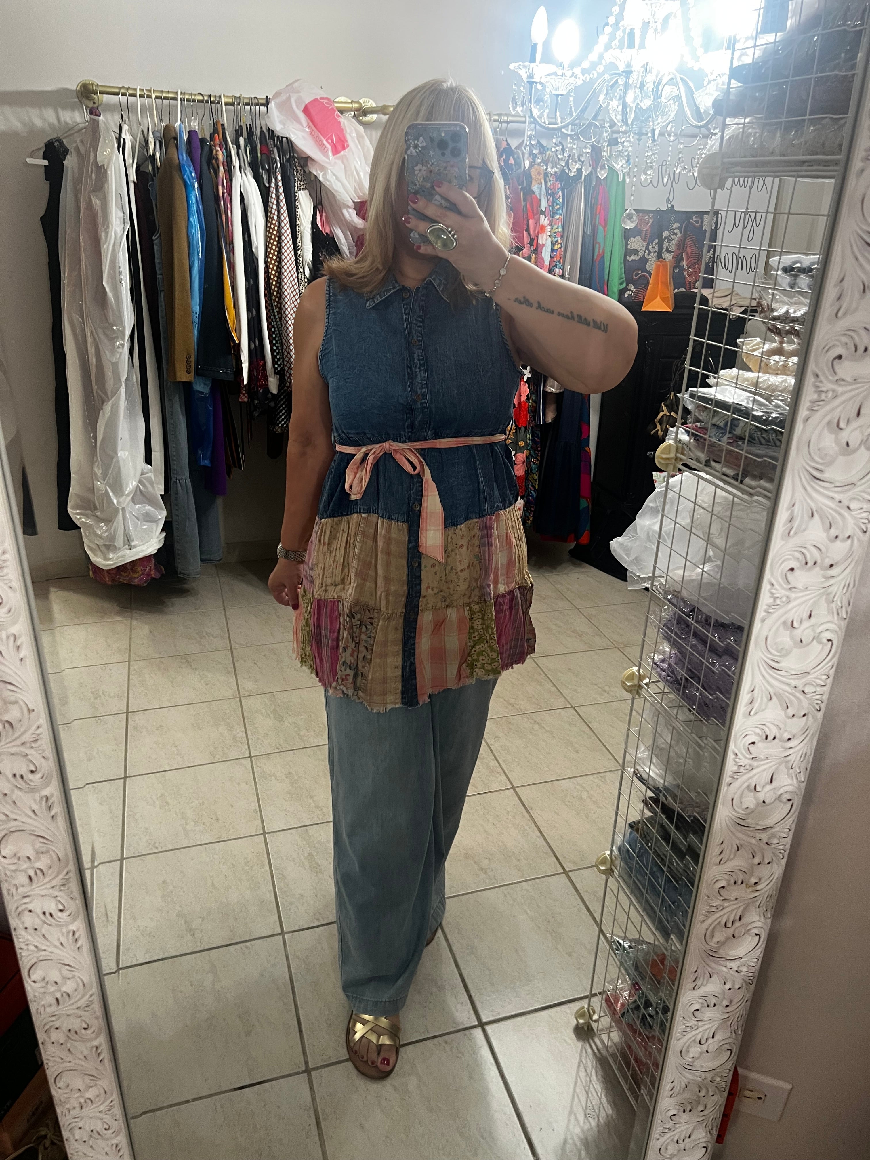 Boho Chic Denim Shirt Dress - In store & Online 💫