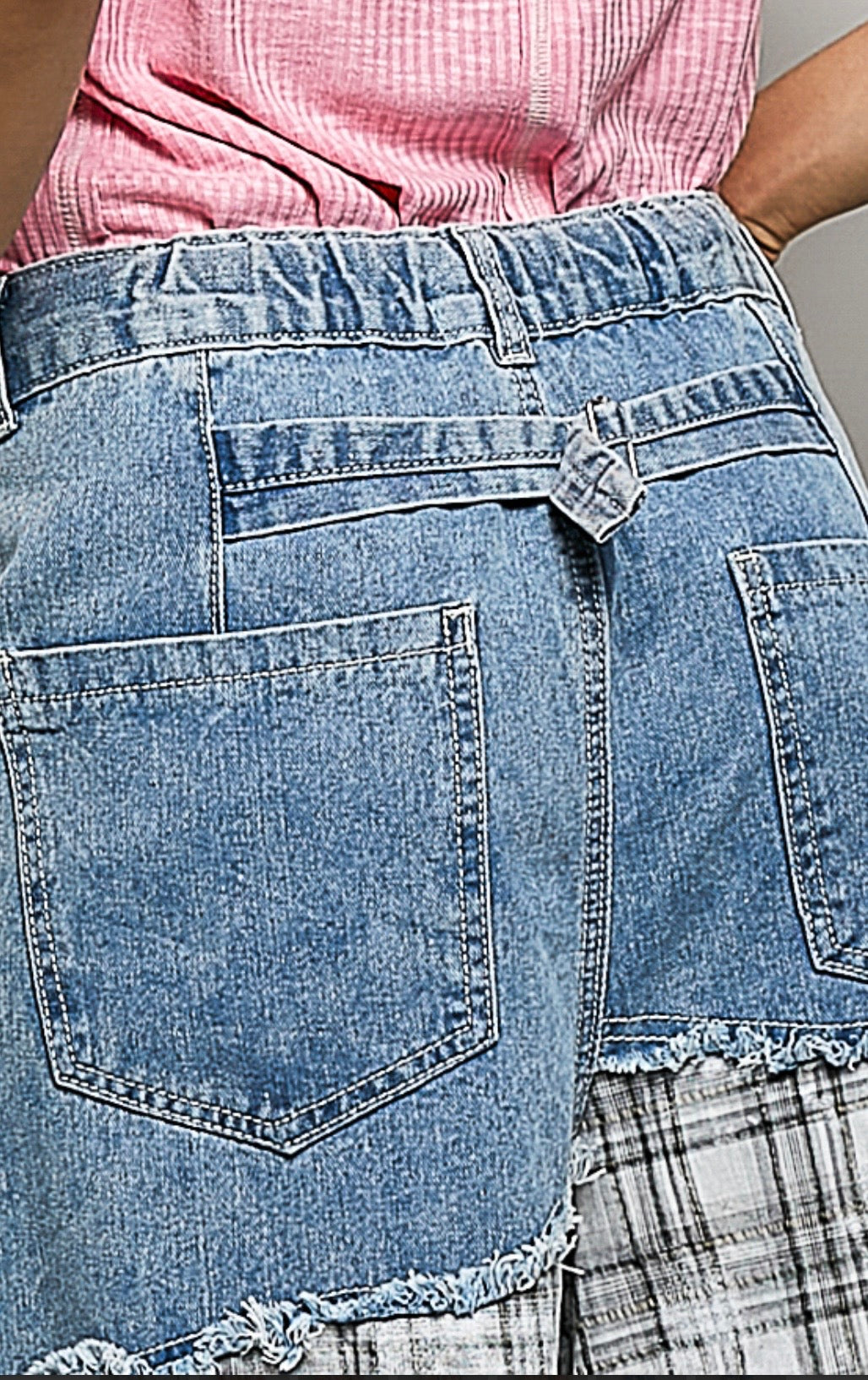 Boho Patchwork Wide Leg Denim Pants – Vintage-Inspired Statement Jeans