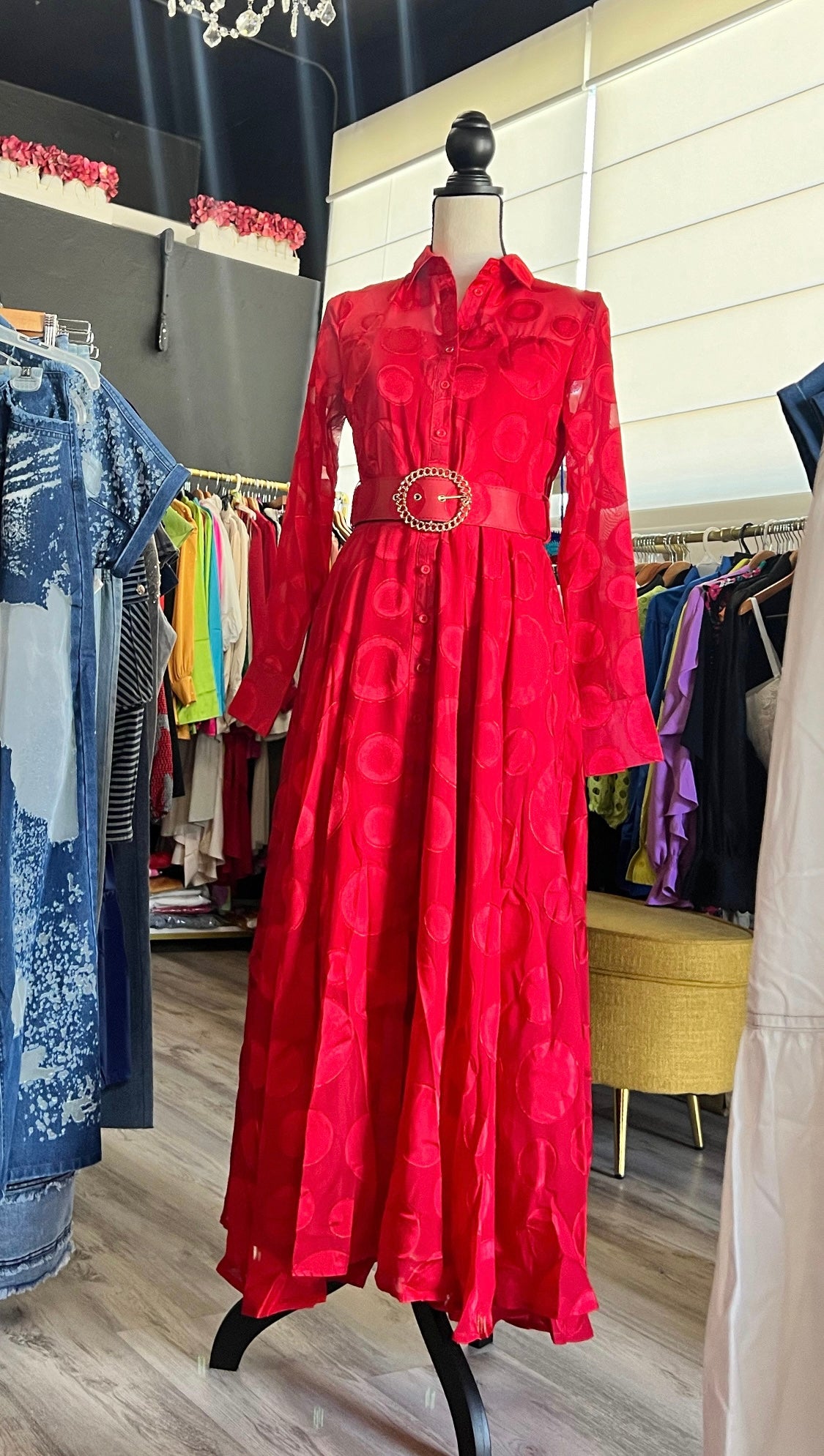 The Red Maxi Dress -