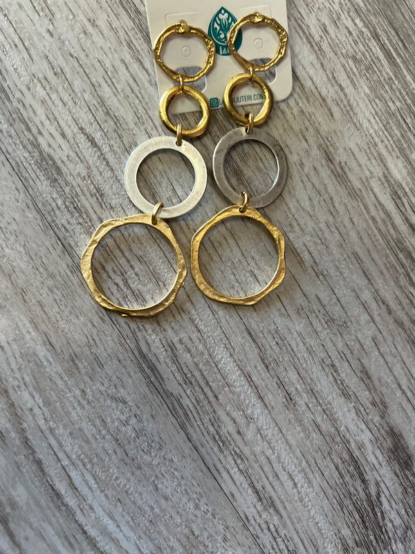 Gold &Silver Earrings - Bellasbylola.com