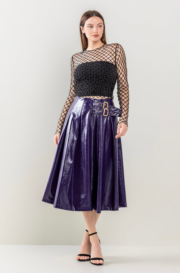 Violeta Midi Skirt - Bellasbylola.com