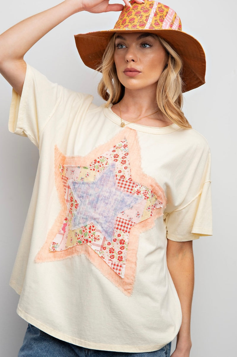 Ivory Star T-Shirt - Bellasbylola.com