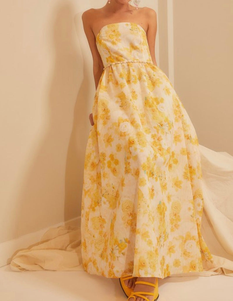 Beautiful Yellow Dress - Zimmermann Inspire - 🌟 - Bella Boutique & Bellasbylola.com