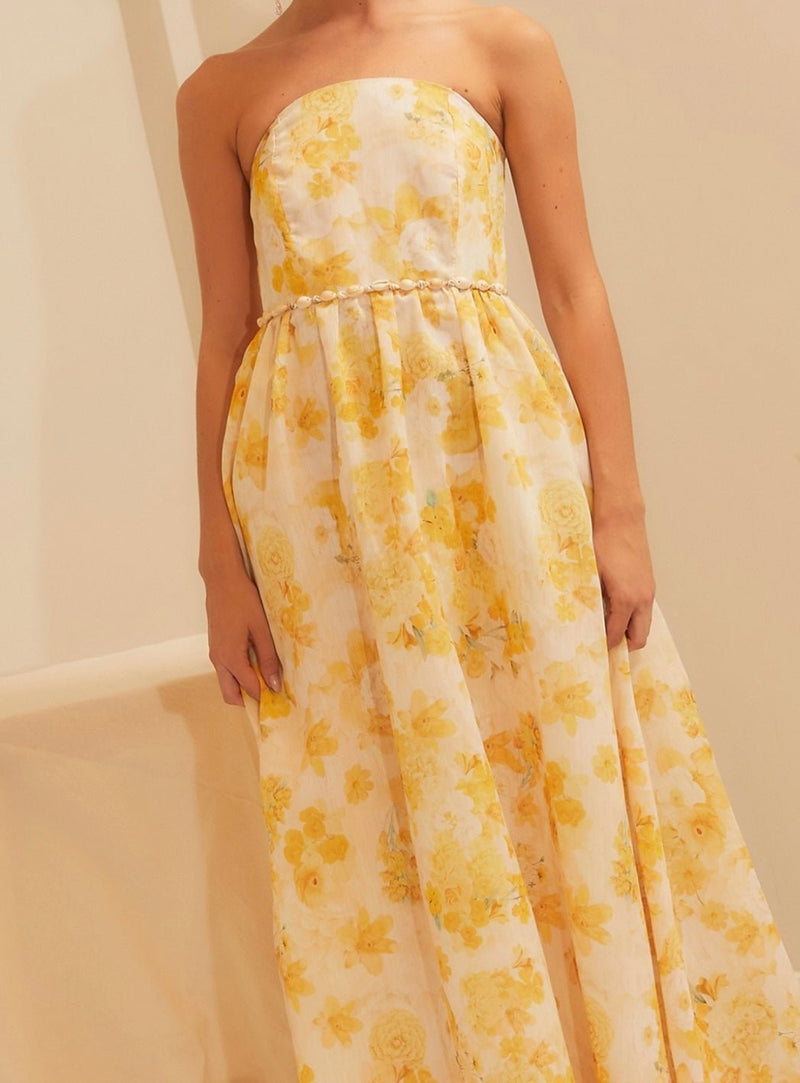 Beautiful Yellow Dress - Zimmermann Inspire - 🌟 - Bella Boutique & Bellasbylola.com