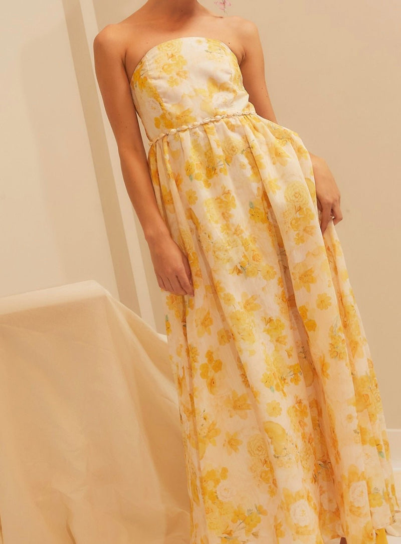 Beautiful Yellow Dress - Zimmermann Inspire - 🌟 - Bella Boutique & Bellasbylola.com