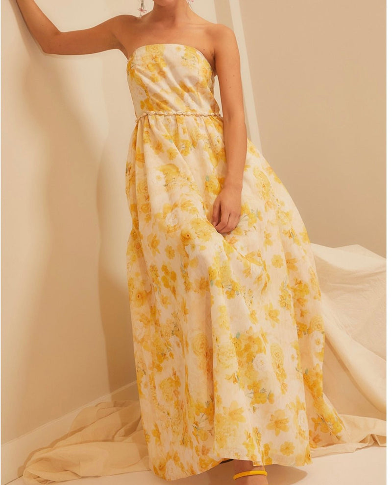 Beautiful Yellow Dress - Zimmermann Inspire - 🌟 - Bella Boutique & Bellasbylola.com