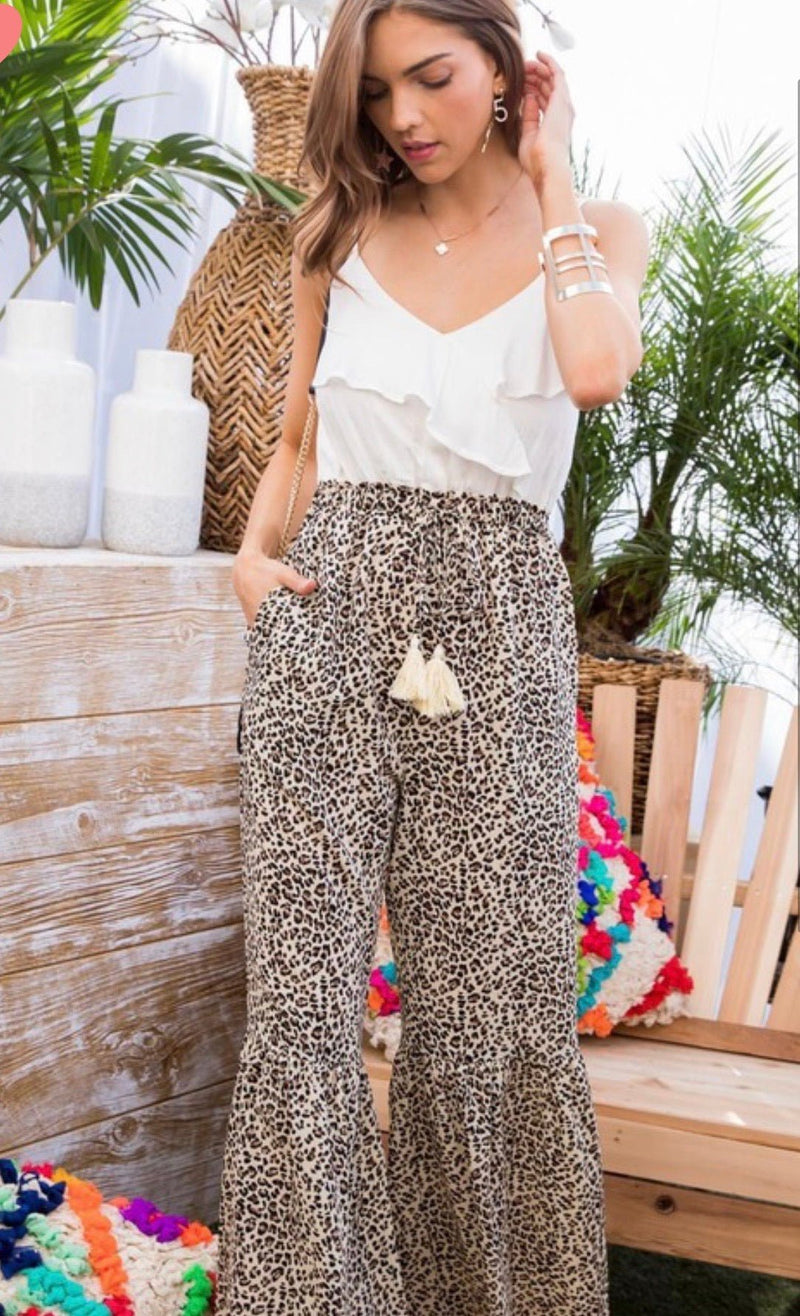 Leopard Print Jumpsuit - Bella Boutique & Bellasbylola.com