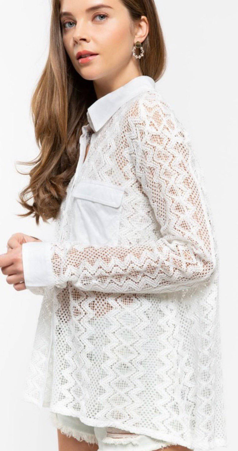 Bella Lace Blouse - Bella Boutique & Bellasbylola.com