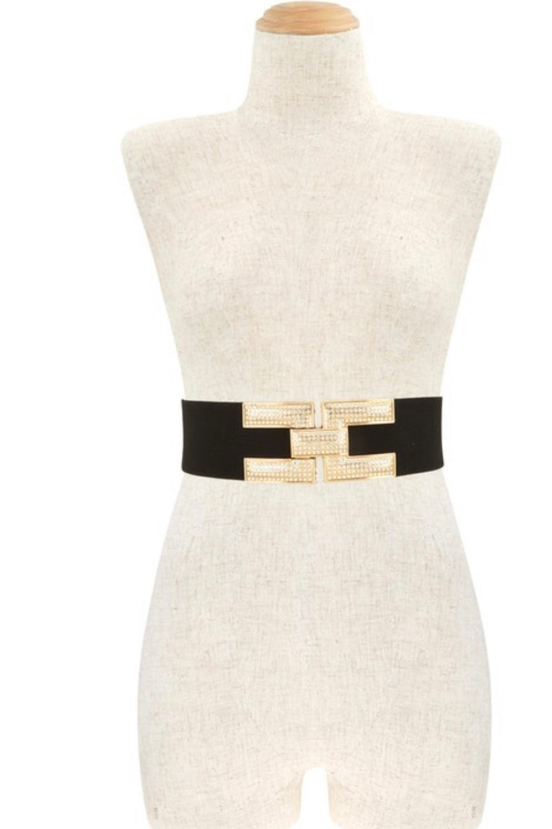 Chunky Rhinestone  Belt - Bella Boutique & Bellasbylola.com