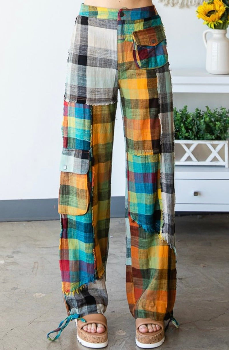 Multi Colors Cargo Pants - Bella Boutique & Bellasbylola.com