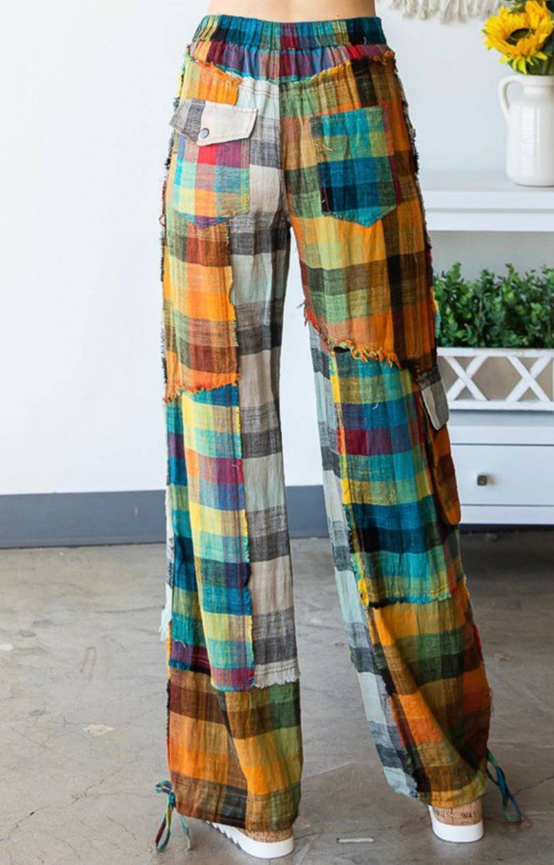 Multi Colors Cargo Pants - Bella Boutique & Bellasbylola.com