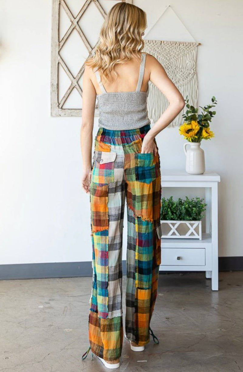 Multi Colors Cargo Pants - Bella Boutique & Bellasbylola.com