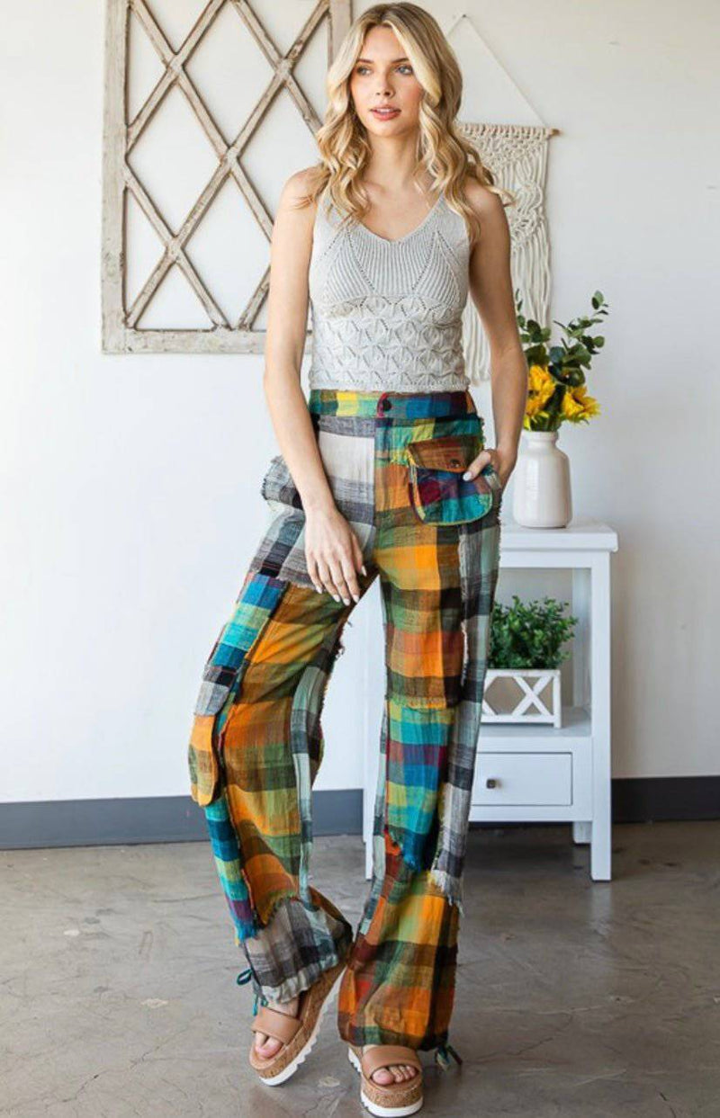 Multi Colors Cargo Pants - Bella Boutique & Bellasbylola.com