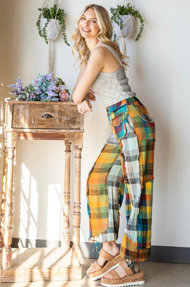 Multi Colors Cargo Pants - Bella Boutique & Bellasbylola.com