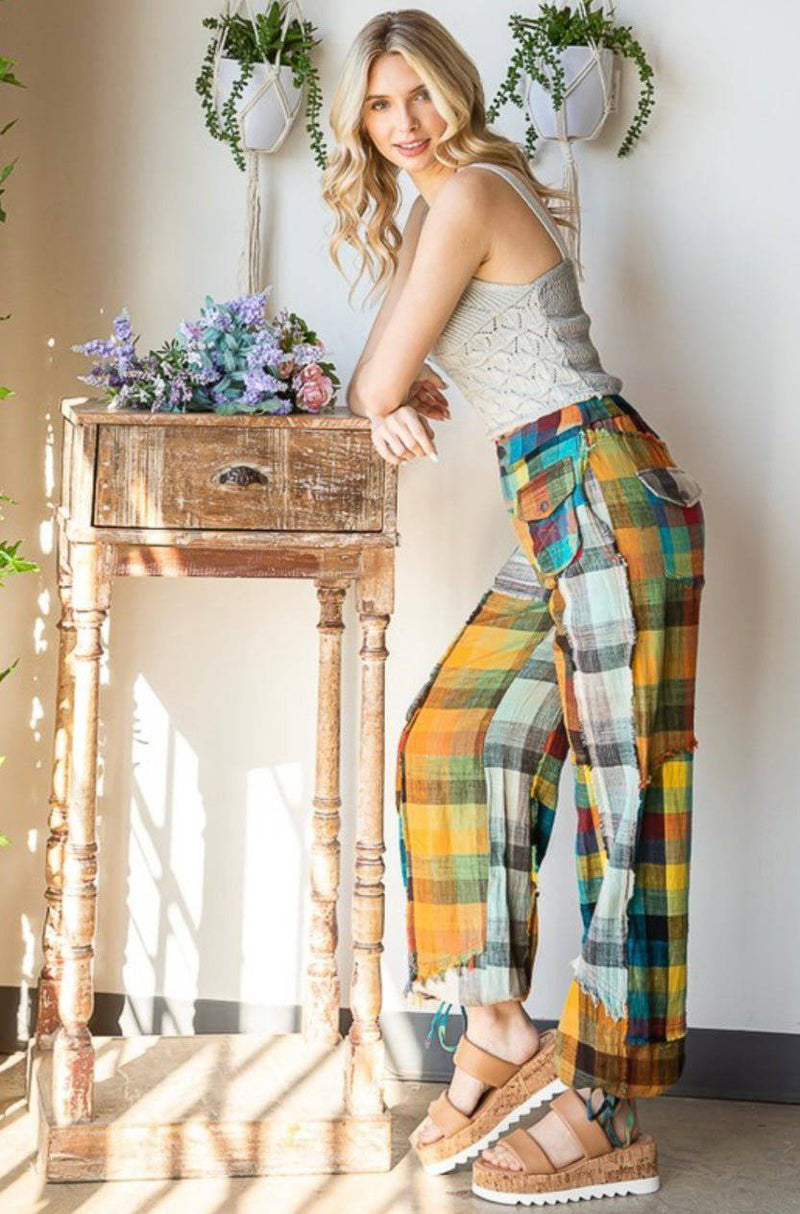 Multi Colors Cargo Pants - Bella Boutique & Bellasbylola.com