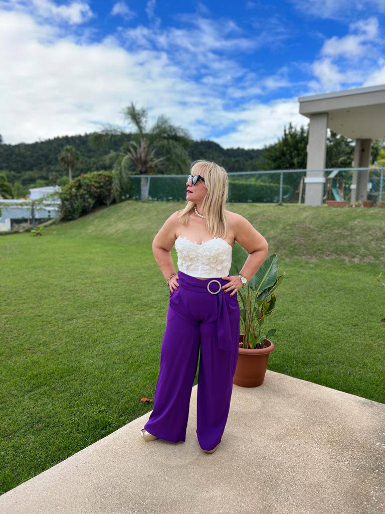 Violeta Palazzo Pants - Bella Boutique & Bellasbylola.com