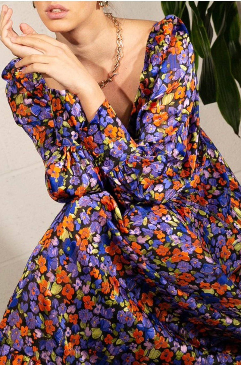 Flower Bomb Maxi Dress - Bella Boutique & Bellasbylola.com