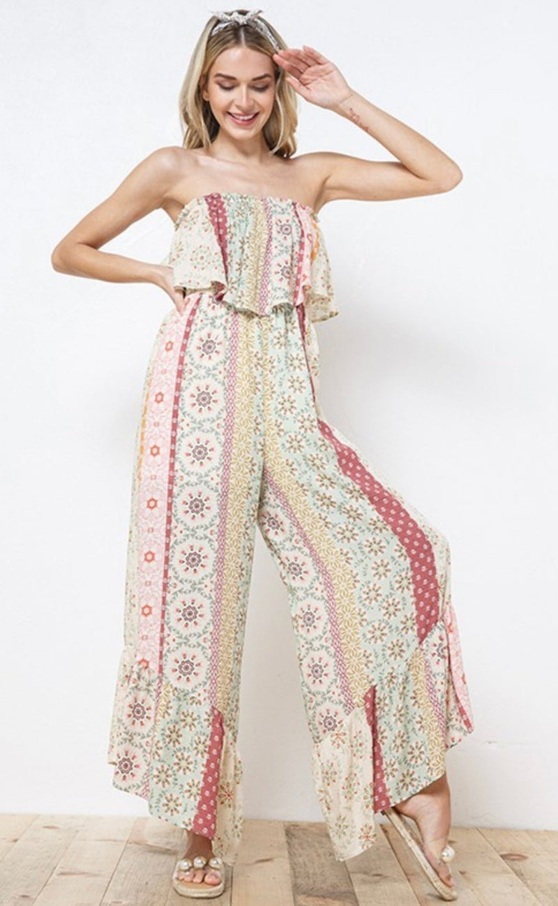 Mosaico Jumpsuit - Bella Boutique & Bellasbylola.com