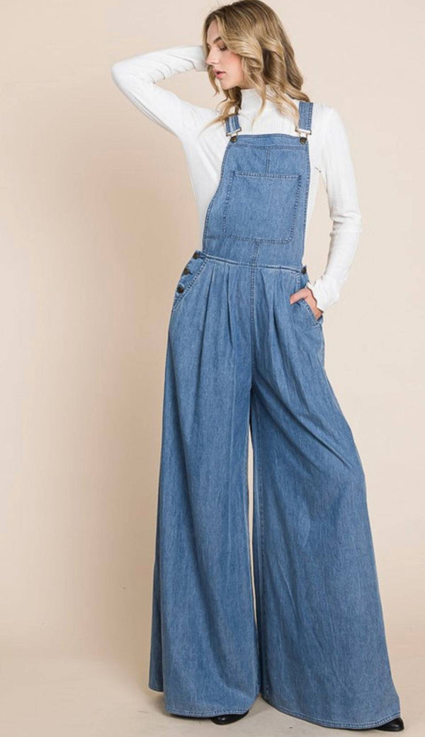 Tencel Denim Overall - Bella Boutique & Bellasbylola.com