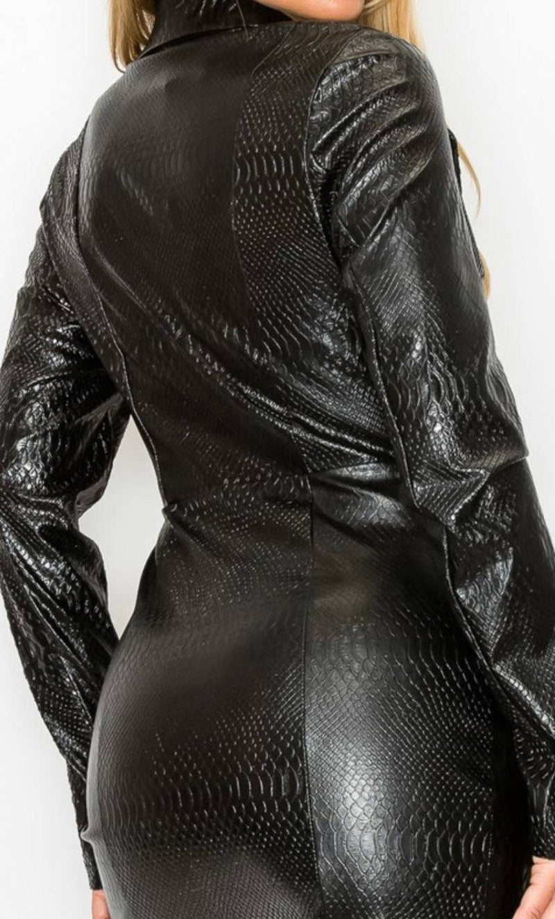 Leather Dress - Bella Boutique & Bellasbylola.com