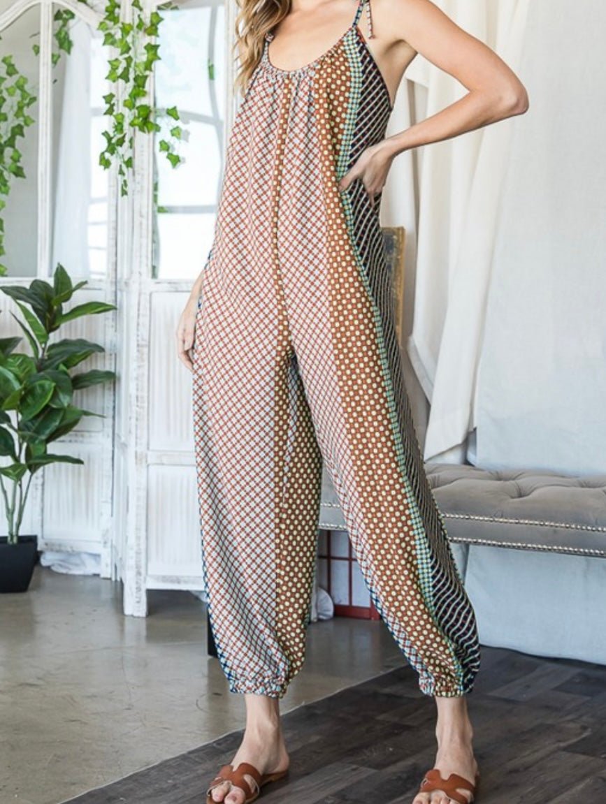 Multi Colors Jumpsuit - Bella Boutique & Bellasbylola.com