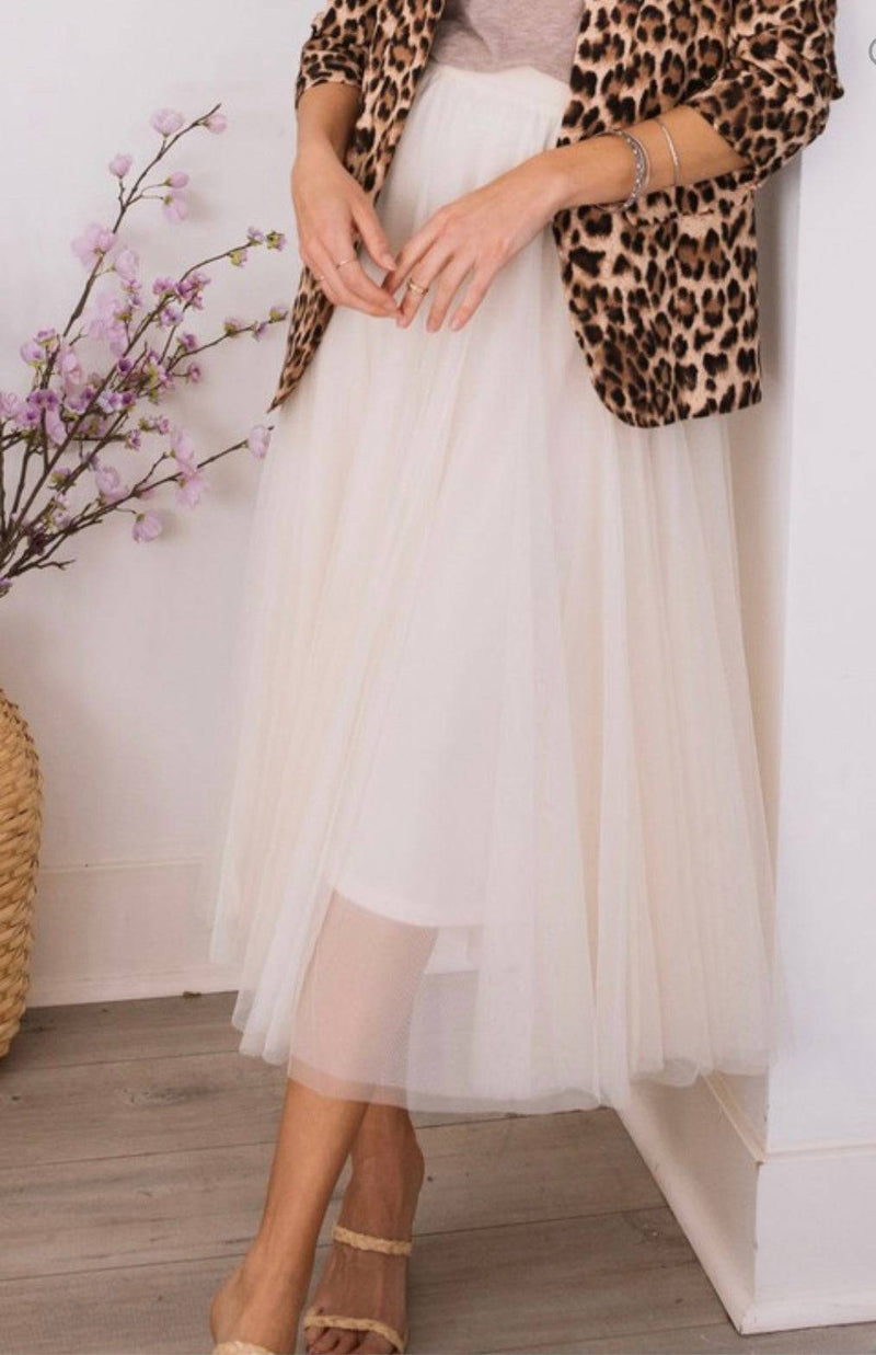 Tulle Midi Skirt - Bella Boutique & Bellasbylola.com