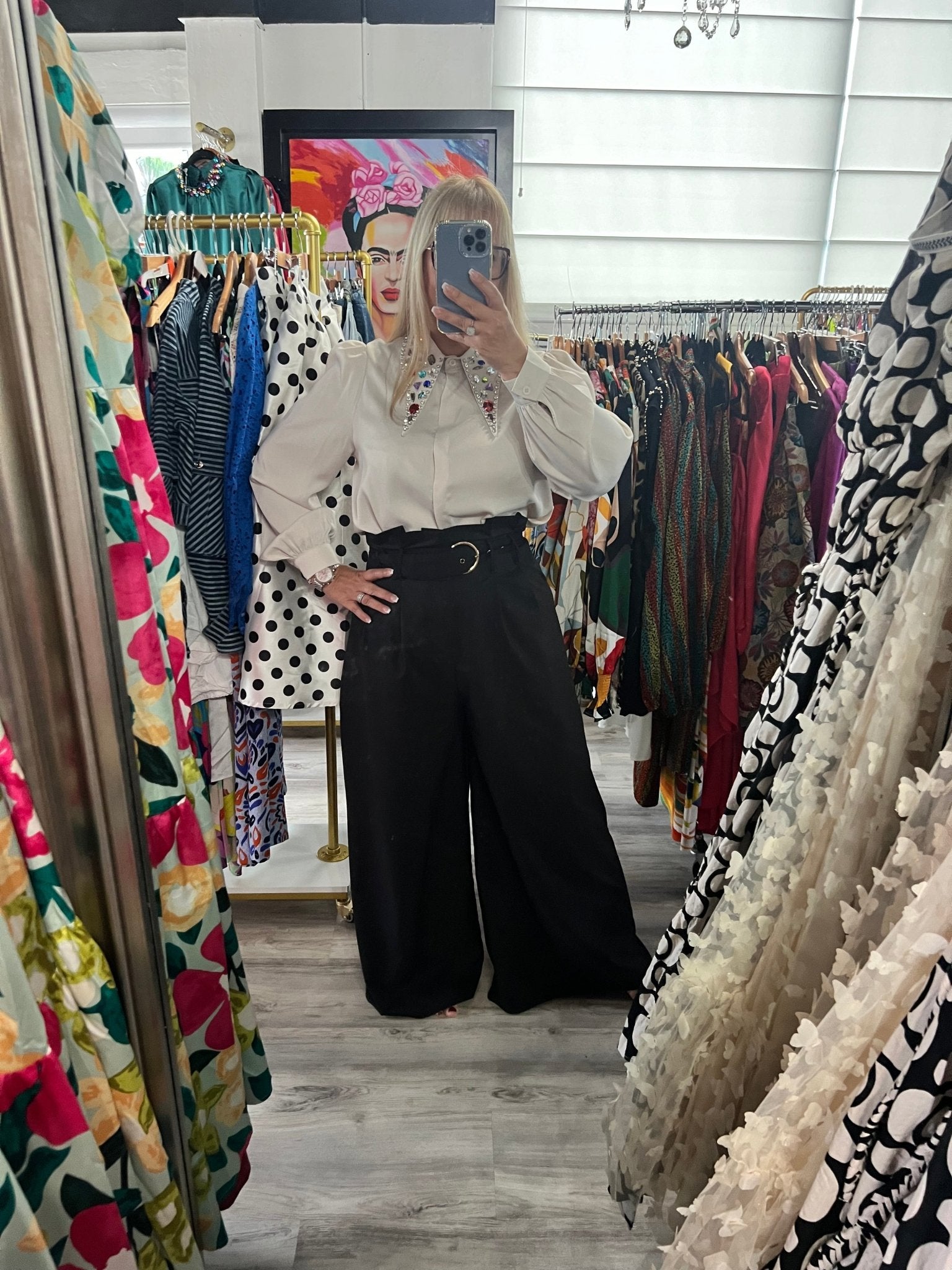 Black Paperbag Palazzo Pants - Maxi Style - Bella Boutique & Bellasbylola.com