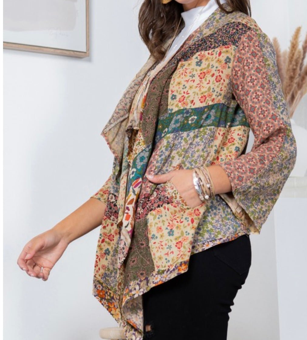 Bohemian Floral Bolero - New 🌟 Small Thru XL - Bella Boutique & Bellasbylola.com