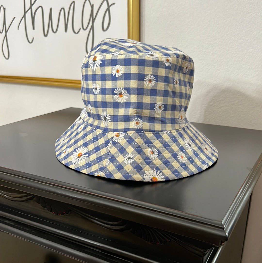Flower Gingham Bucket Hat: The Ultimate Wardrobe Must-Have! - Bella Boutique & Bellasbylola.com