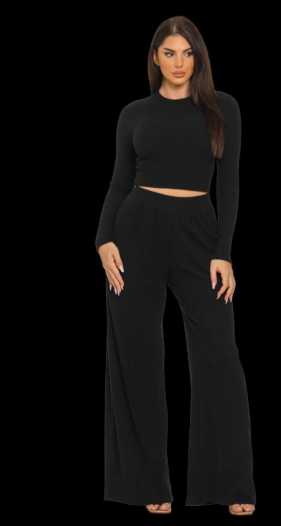 Chic Black Palazzo Set - New Arrival!🌟 - Bella Boutique & Bellasbylola.com