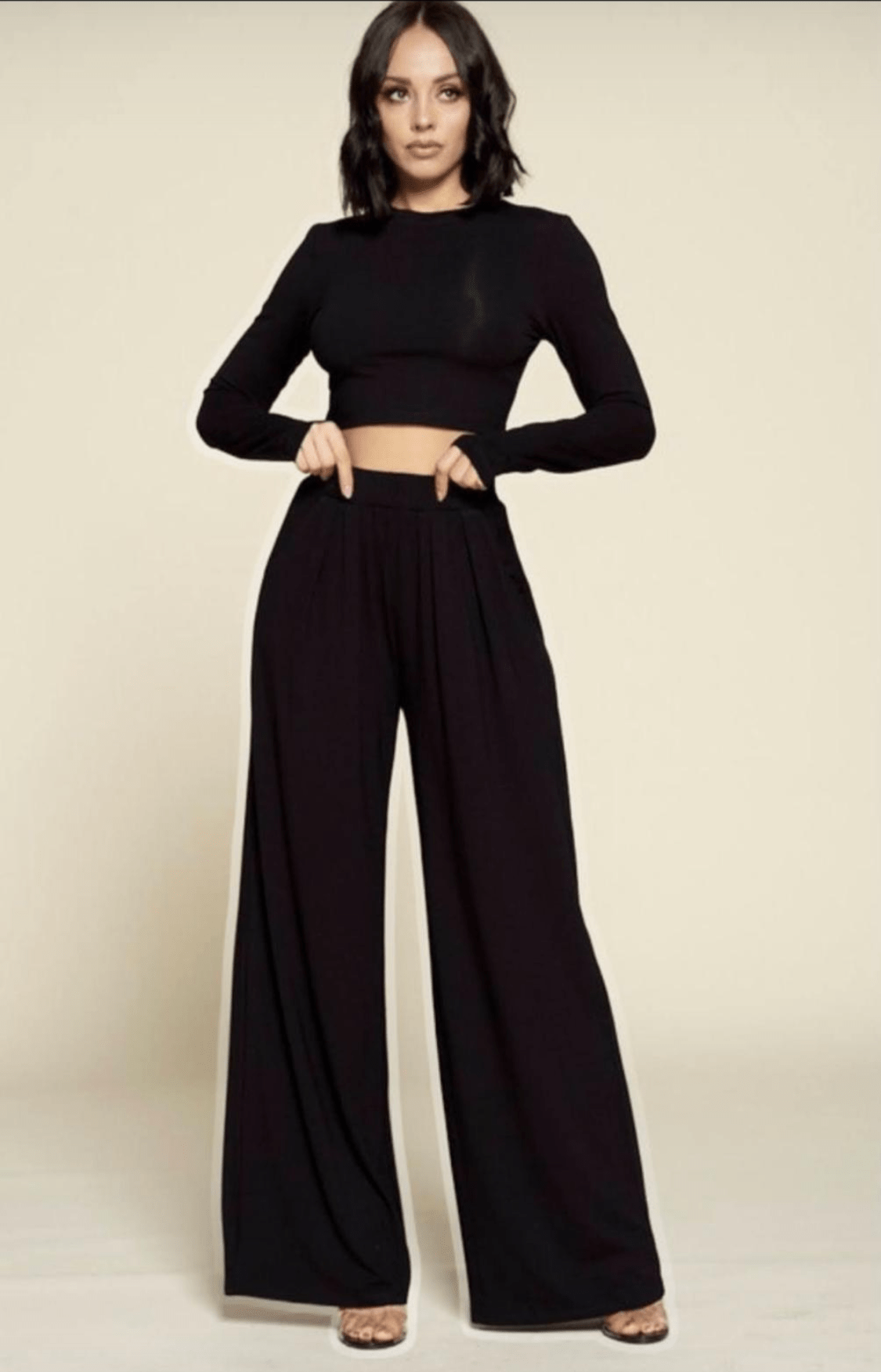 Chic Black Palazzo Set - New Arrival!🌟 - Bella Boutique & Bellasbylola.com