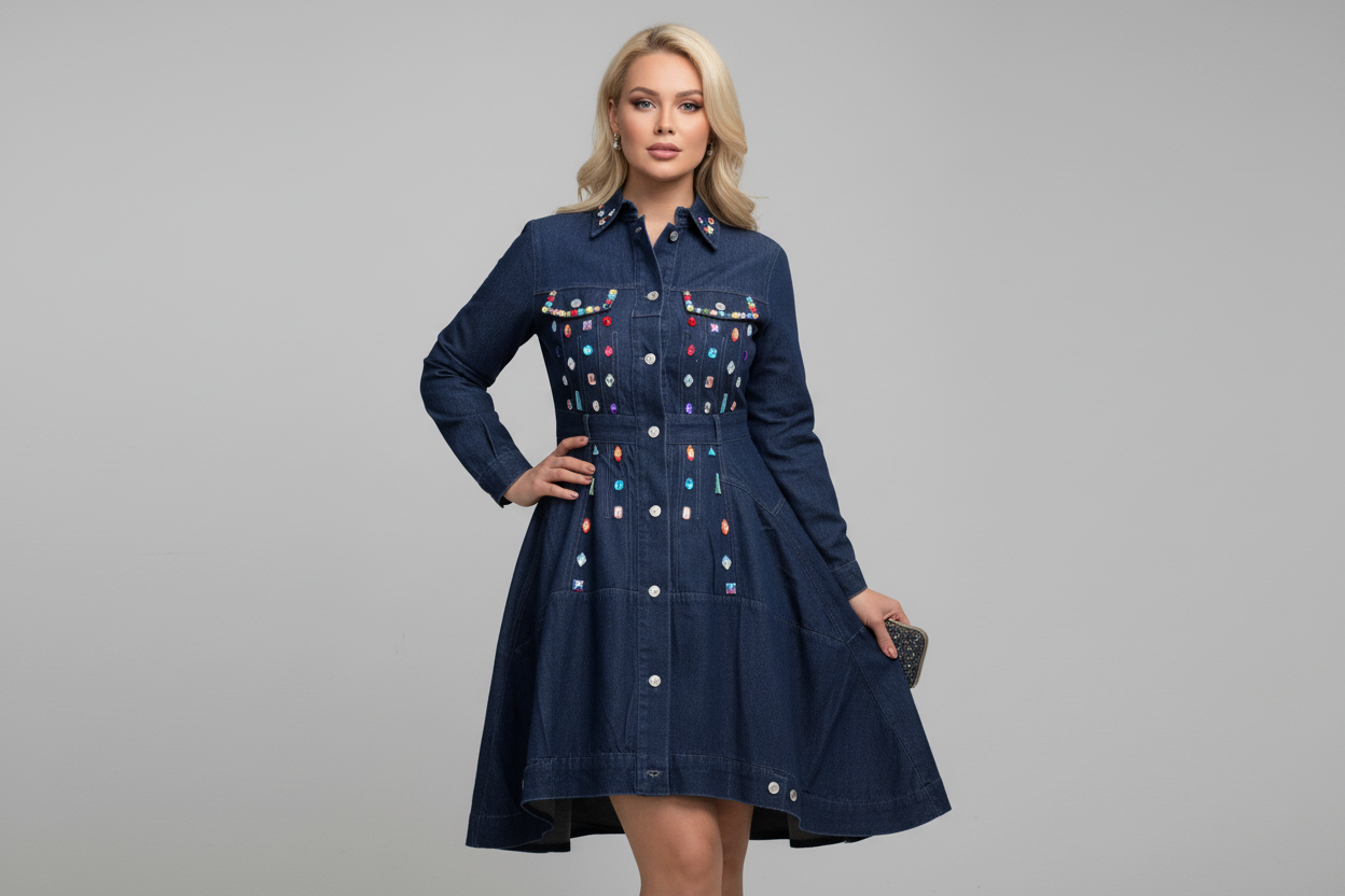 Chic Gem Asymmetrical Mini Dress - Bella Boutique & Bellasbylola.com