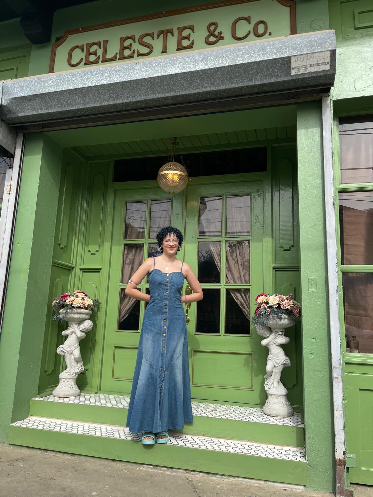 Denim Maxi Dress - Bella Boutique & Bellasbylola.com