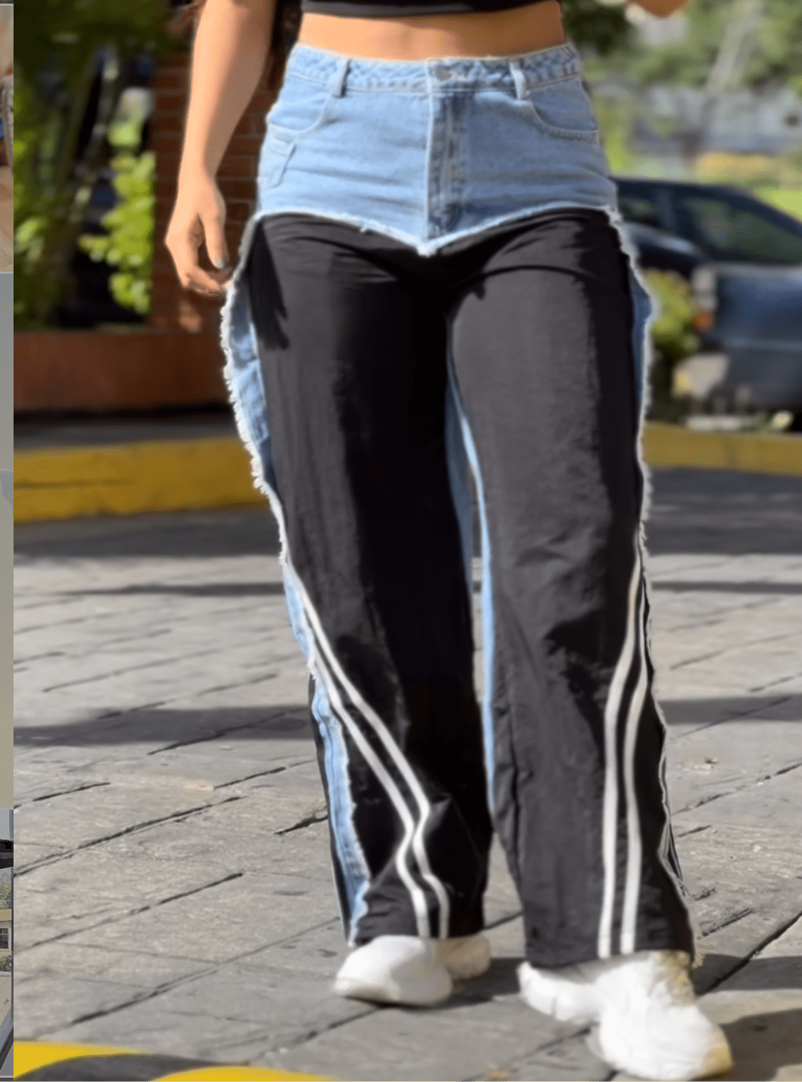 Sparkling New Denim with Side Lines - Bella Boutique & Bellasbylola.com