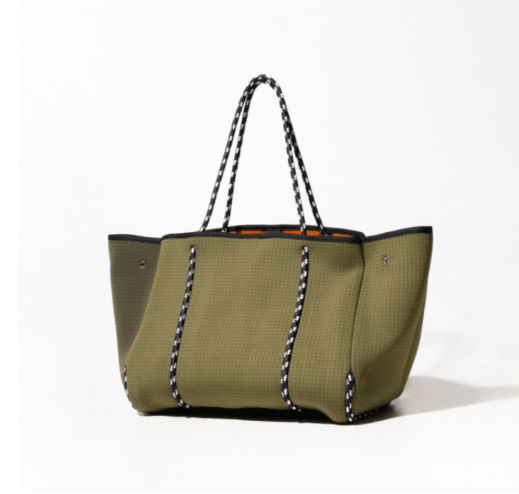 EVERYDAY TOTE BAG SAFARI GREEN - PRE ORDER - Bella & Bellasbylola.com