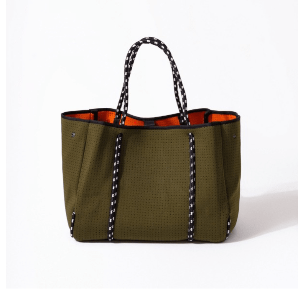 EVERYDAY TOTE BAG SAFARI GREEN - PRE ORDER - Bella & Bellasbylola.com