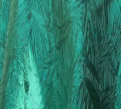 Emerald Taffeta Midi Skirt with Waist Embellishment - Premium Collection - Bella Boutique & Bellasbylola.com