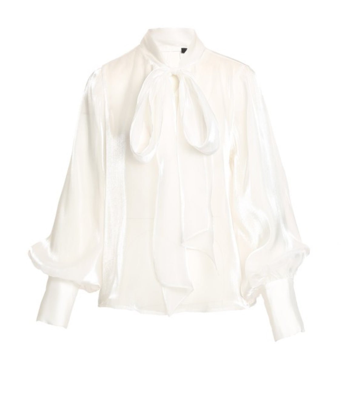 Fine Organza Boho Chic Bowtie Blouse /Premium Clothing💫 - Bella Boutique & Bellasbylola.com