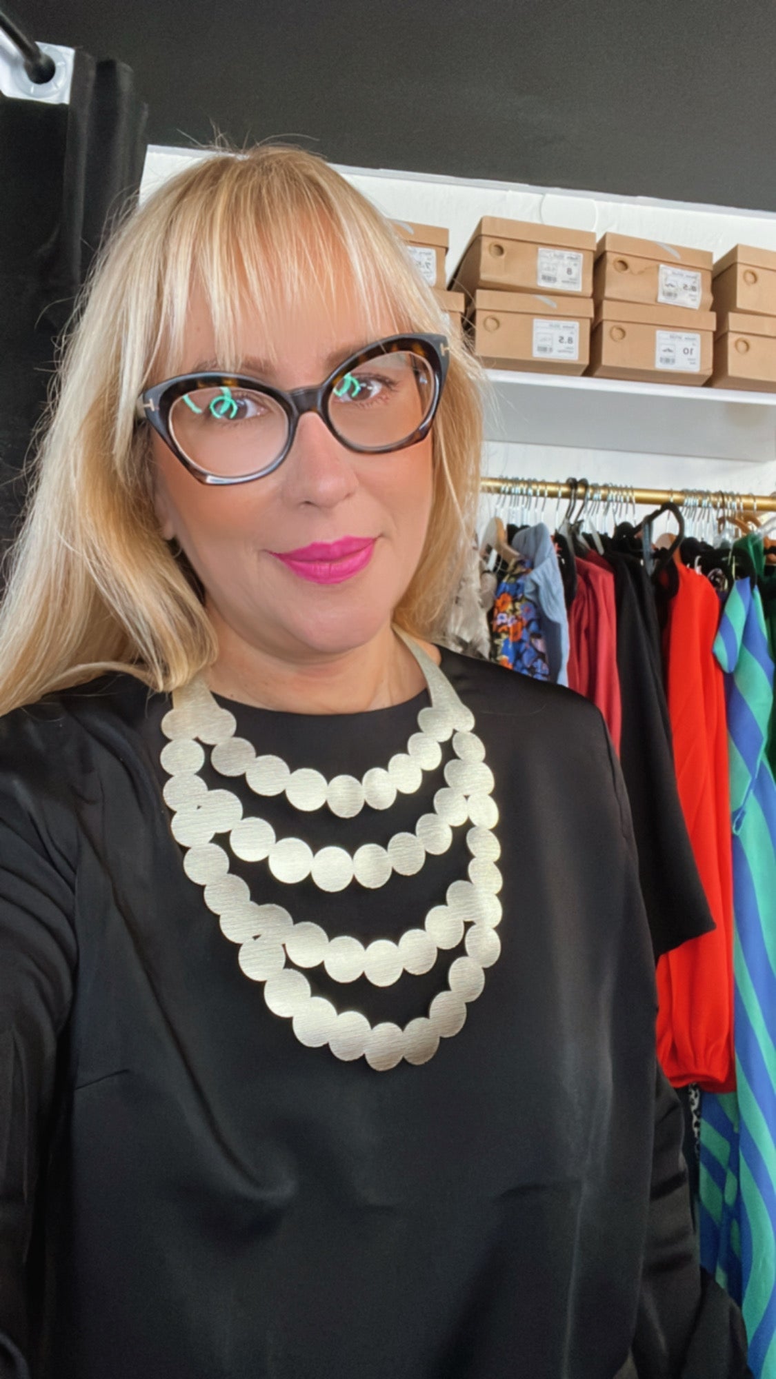 Gold Dots Necklace - Bella Boutique & Bellasbylola.com