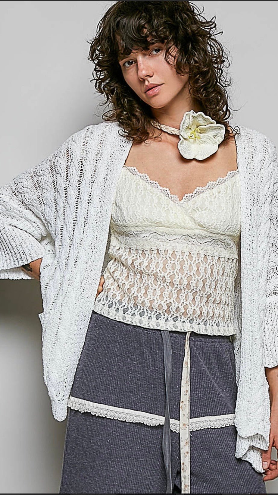 Crochet Flower Belt - Handcrafted Accessory - Bella Boutique & Bellasbylola.com