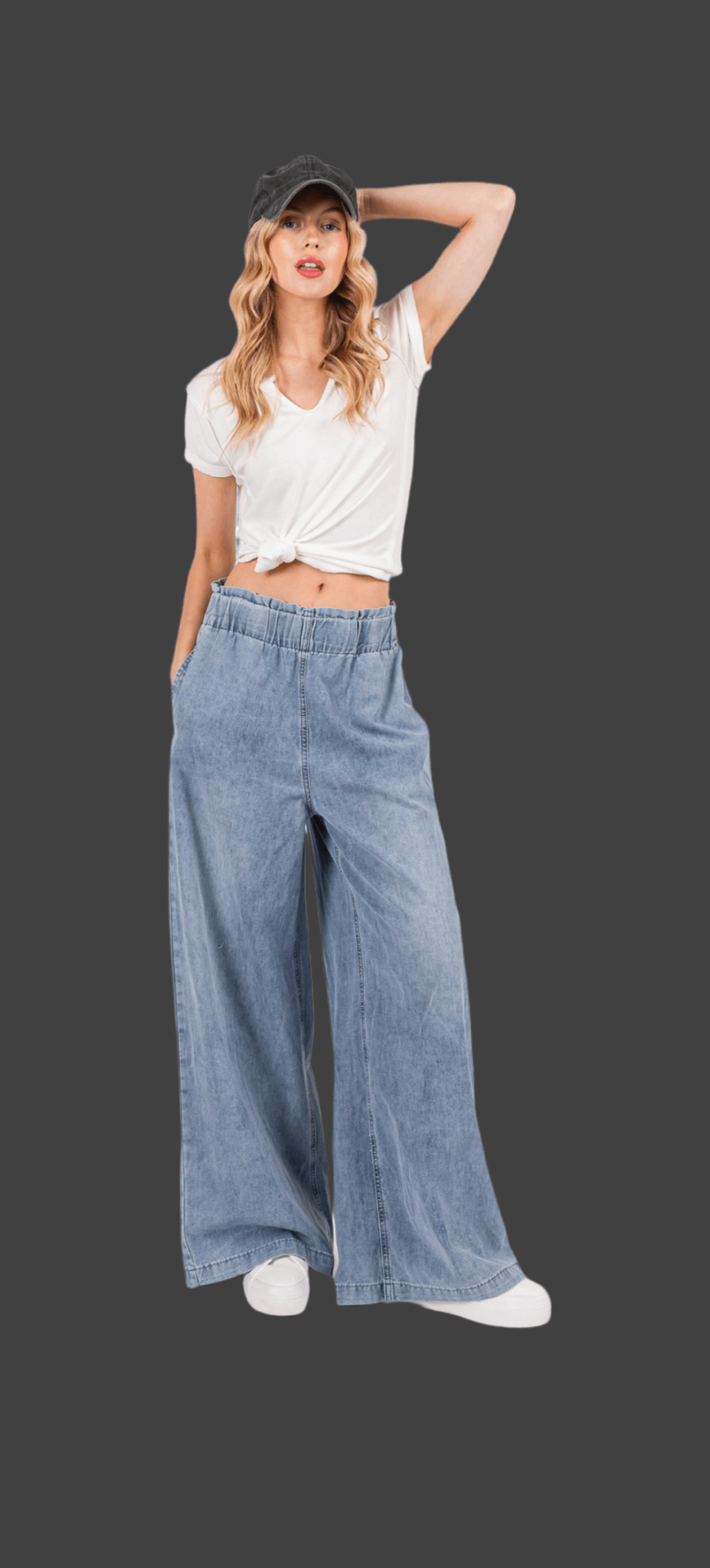 Soft Wide Leg High Waist Jeans - Bella Boutique & Bellasbylola.com