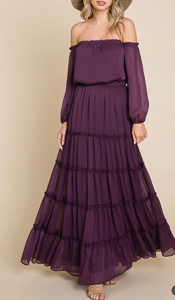 Morado Maxi Dress - Bellasbylola.com