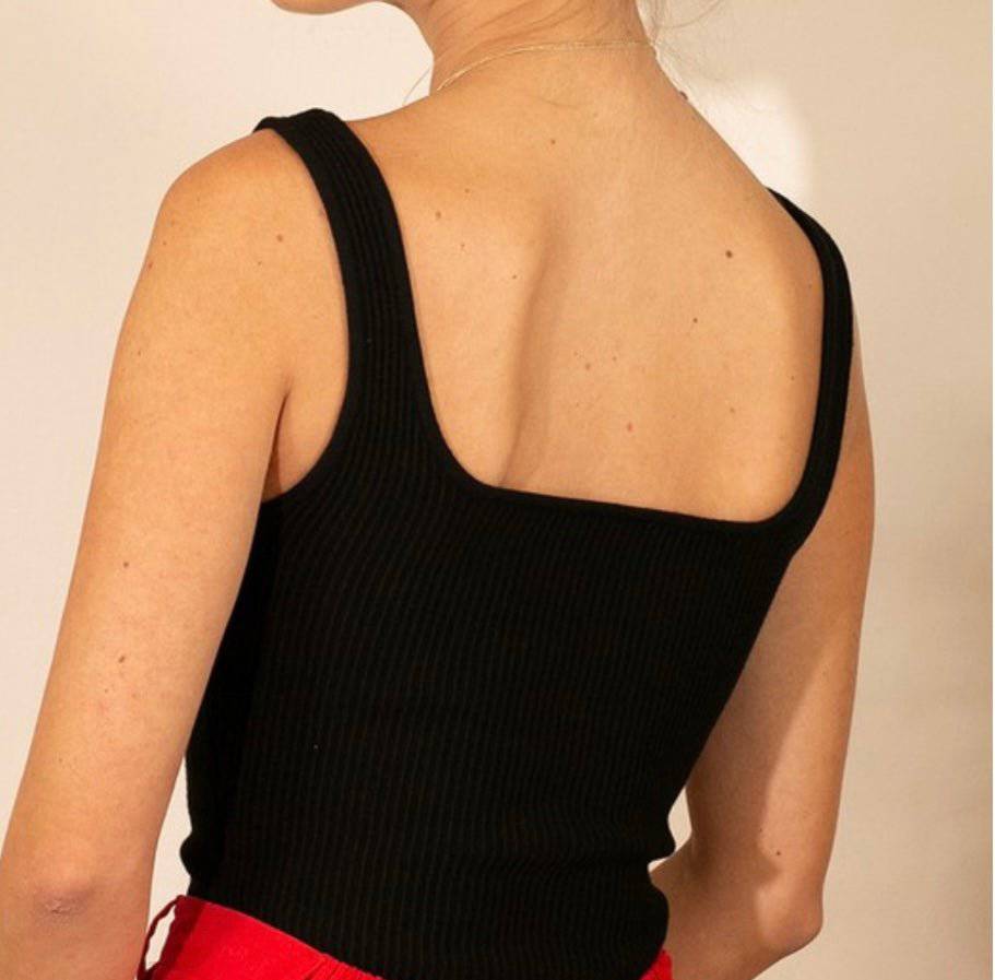 Knitted Square Neck Premium Top - Bella Boutique & Bellasbylola.com