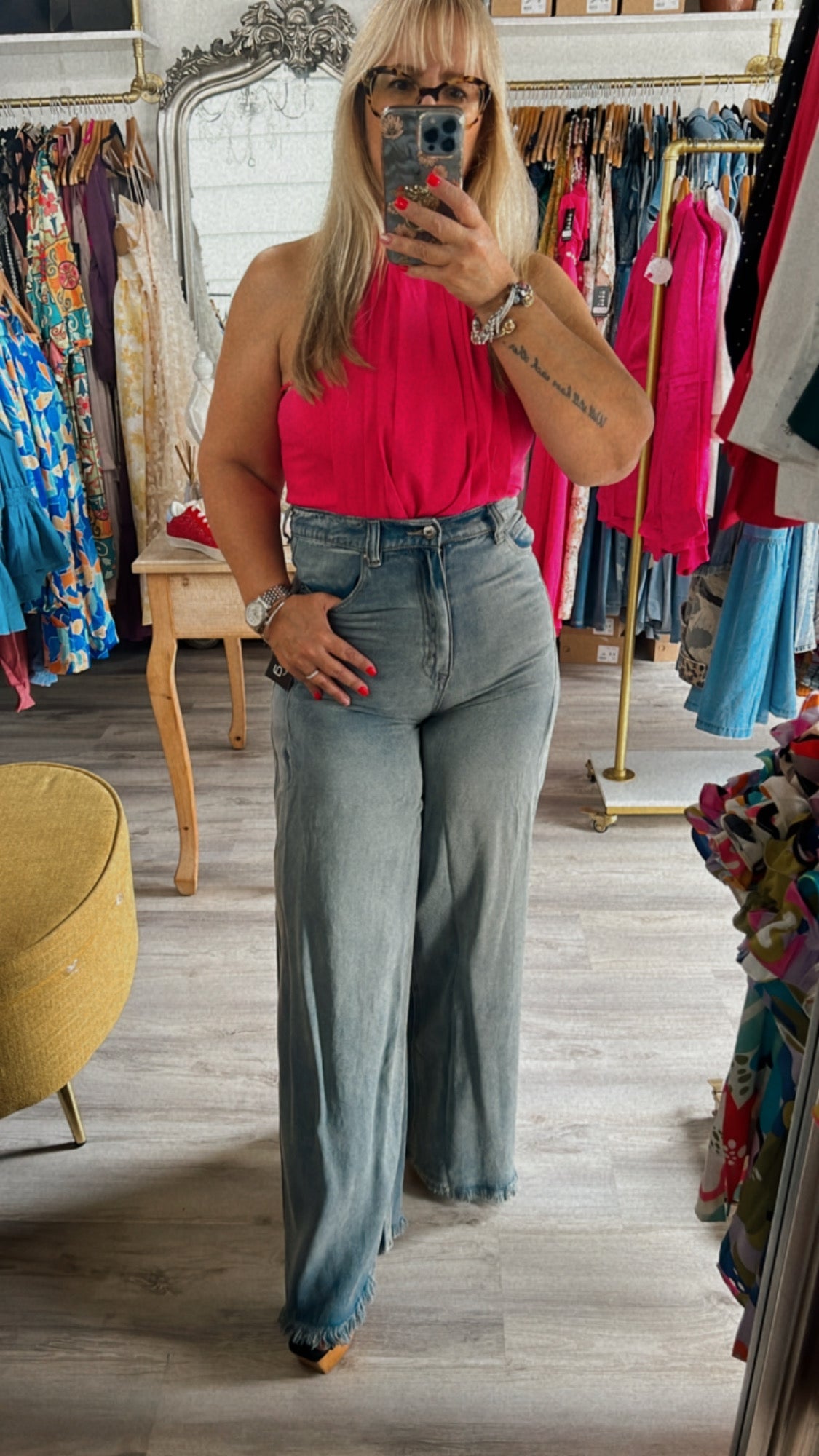 Maricel Jeans (dark or washed) no - Bella Boutique & Bellasbylola.com