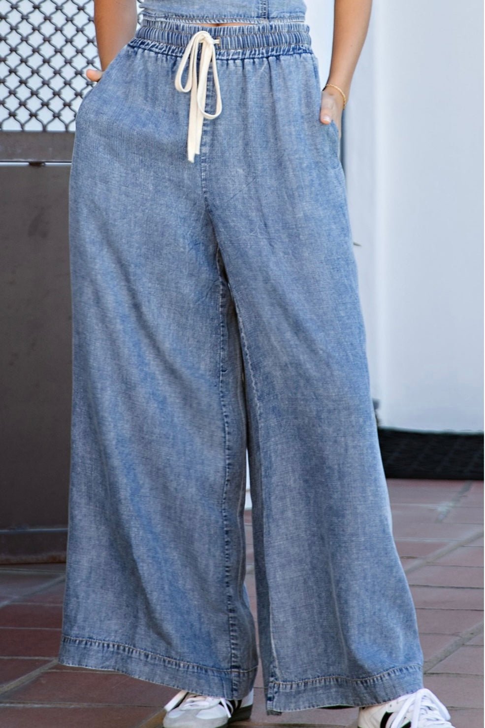 Mineral Wash Straight Leg Pants - New ✨ - Bella Boutique & Bellasbylola.com