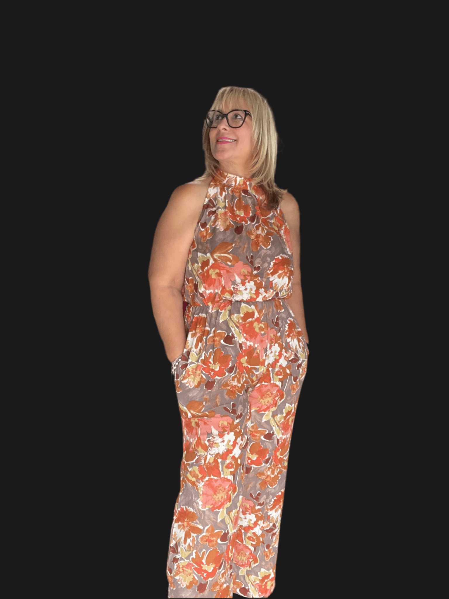 Mirabella Sleeveless Jumpsuit: Ruched Detailing, Smocked Waistline, Wide Leg & Adjustable Closure -  Bellasbylola.com