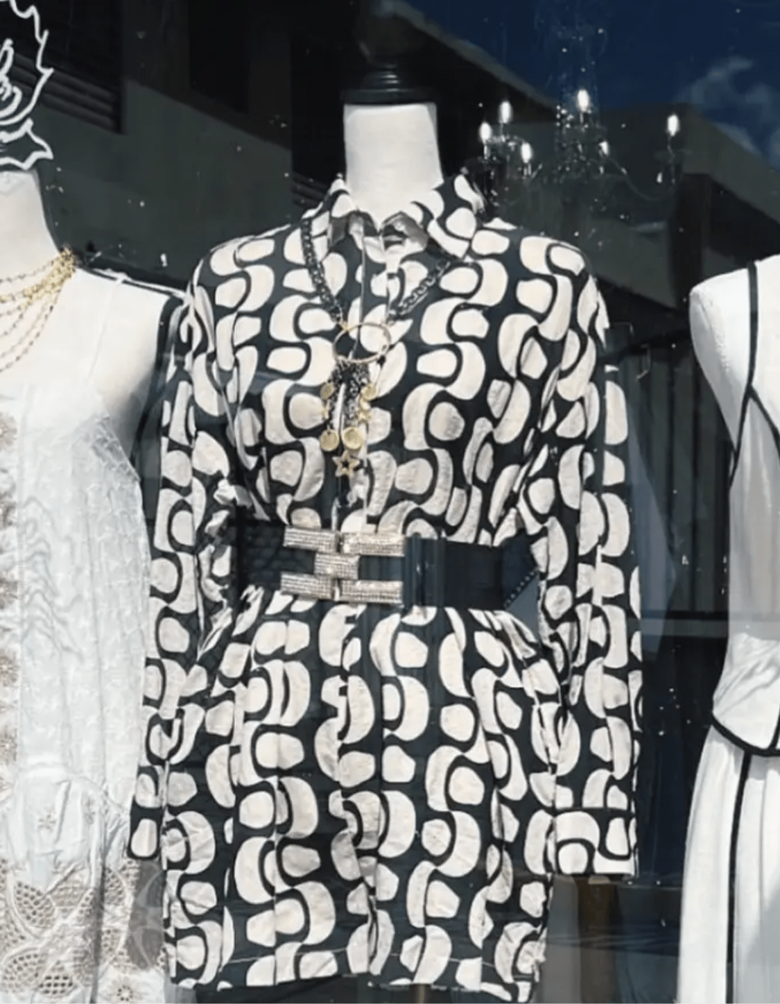 Monochrome Button Print Romper - Bella Boutique & Bellasbylola.com