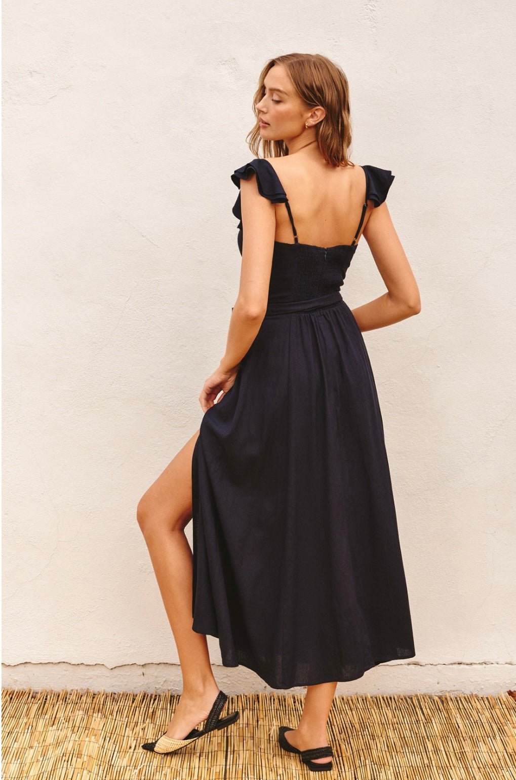 Navy Corset Dress - Premium Clothing 🌟 - Bella Boutique & Bellasbylola.com